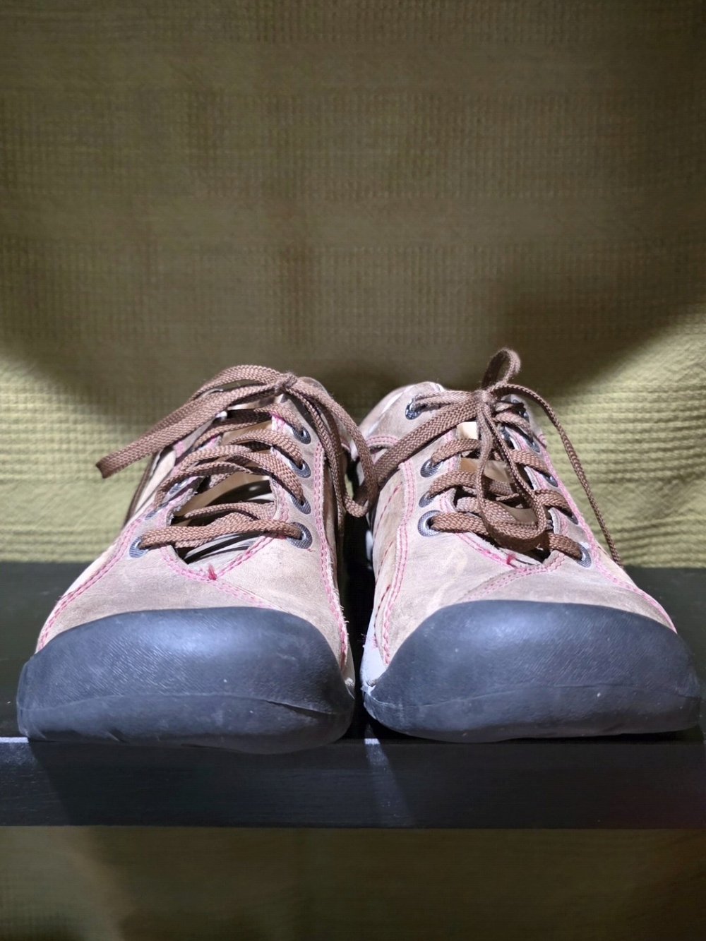 Women's Keen Presidio Hiking Brown Casual Lace-Up Shoes